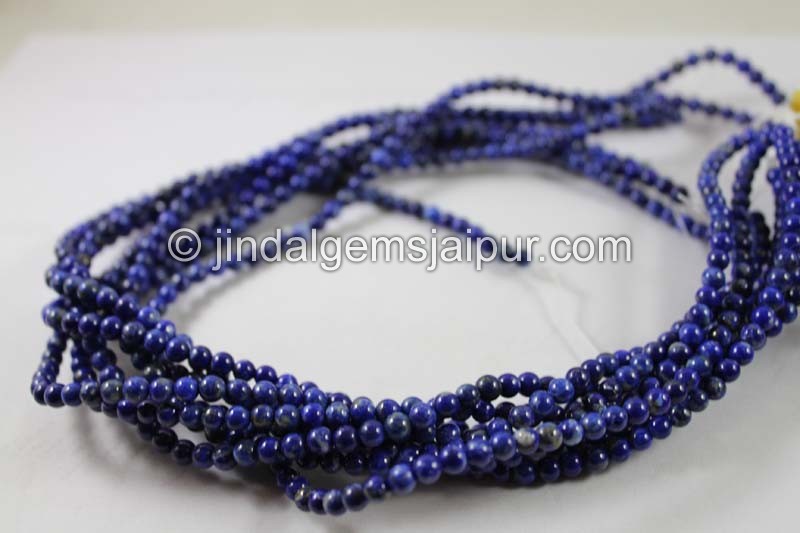 Lapis Smooth Round Beads